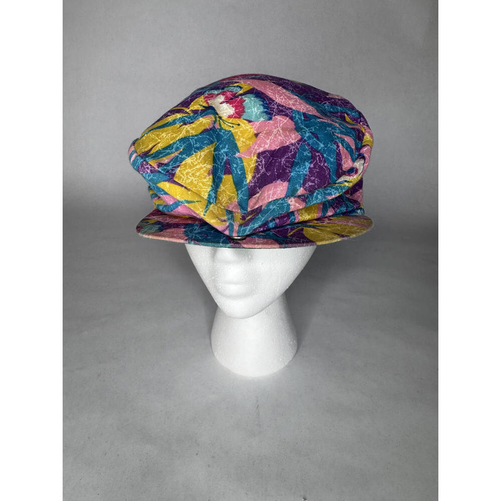 Vintage Floral Patterned Newsboy Cap